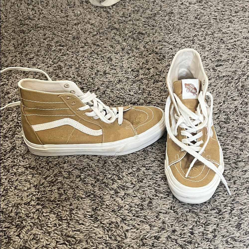 Vans Embroidered High-Top Sneakers